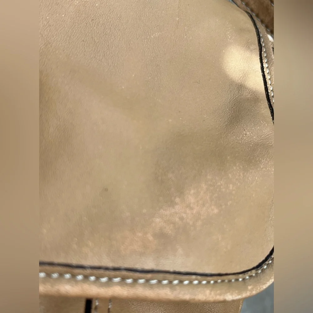 Coach Camel Leather Crossbody Bag - Picture 10 of 14